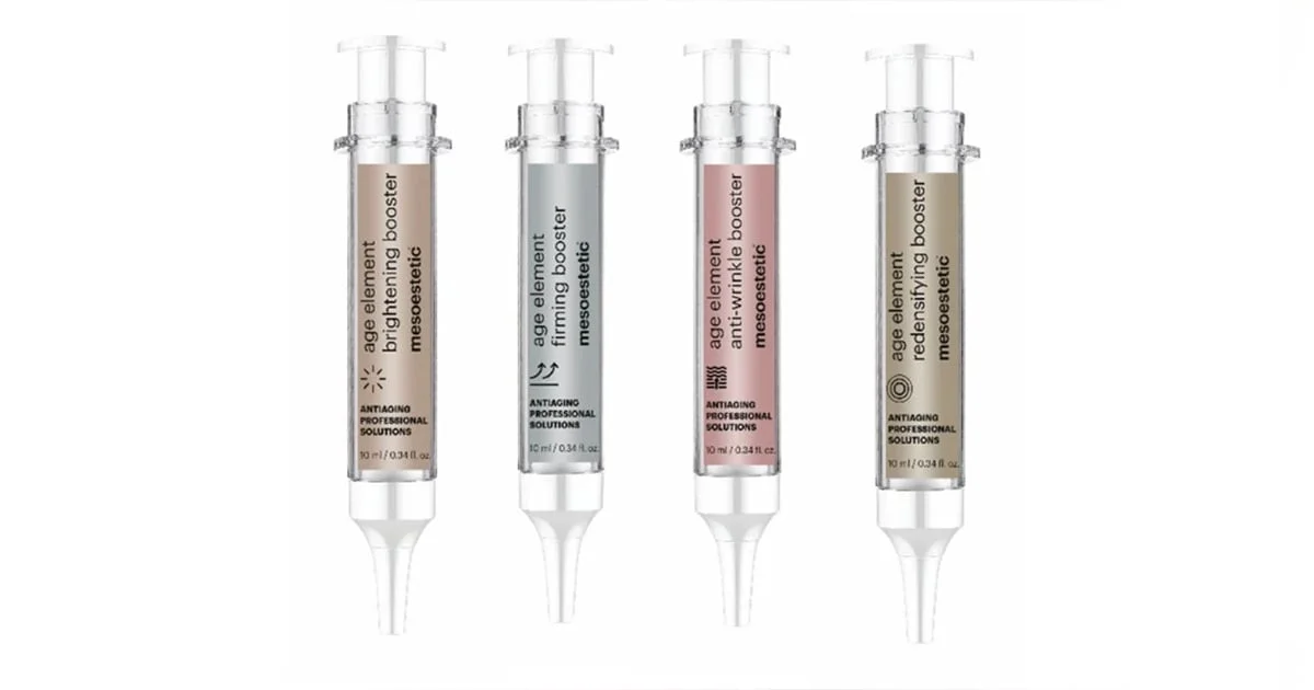 Спринцовки с продукти на mesoestetic за козметични процедури