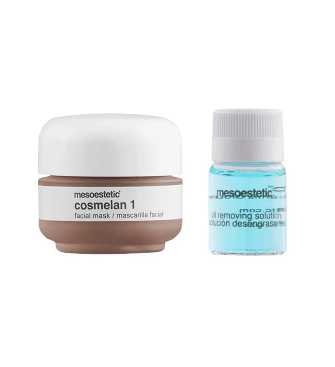 Продукти Cosmelan 1 маска за лице и разтвор за премахване на mesoestetic